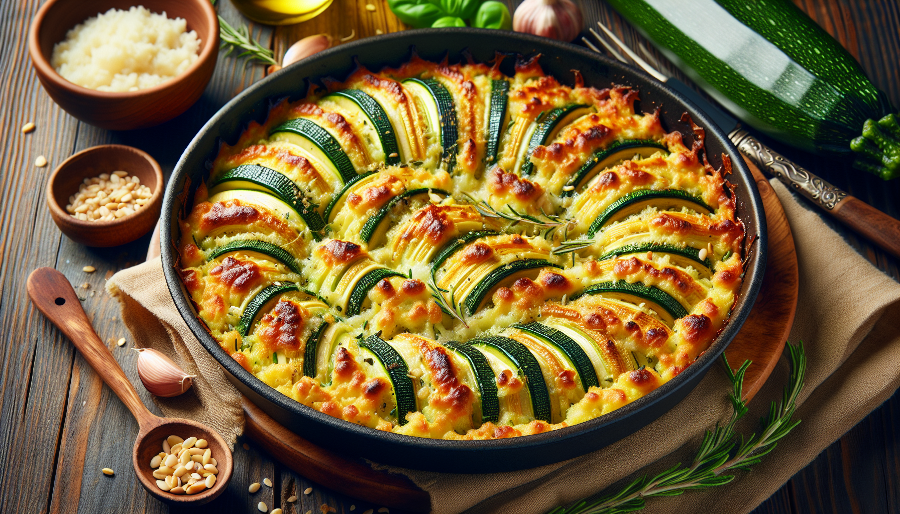 zucchina al forno gratinata